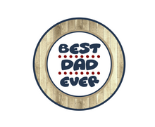 Load image into Gallery viewer, Best Dad Ever Package Tags - Dots and Bows Designs