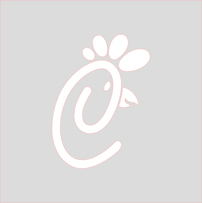 Chick Fil A Logo Stencil Digital Download