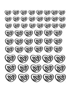 Chocolate Candy Icing Transfer Sheets - Dots and Bows Designs