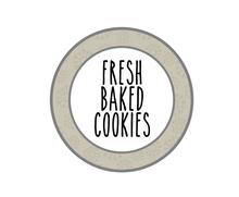 Load image into Gallery viewer, Fresh Baked Cookies RDI Package Tags - Dots and Bows Designs