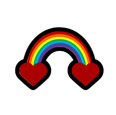 Heart Rainbow Cutter
