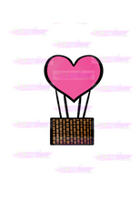 Load image into Gallery viewer, Heart Balloon Cutter - Dots and Bows Designs