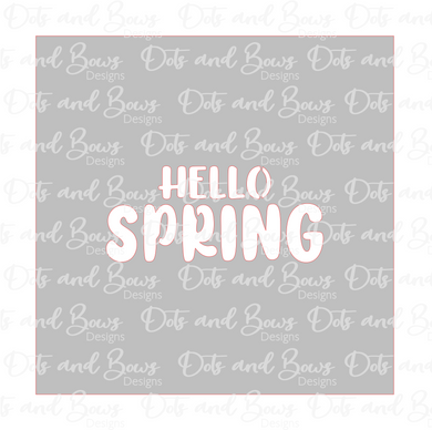 Hello Seasons Stencil Digital Download