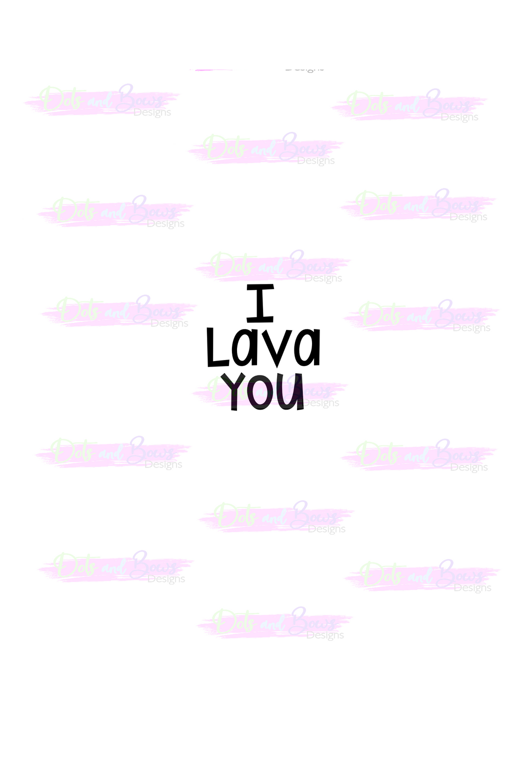 I Lava You Cutter - Dots and Bows Designs