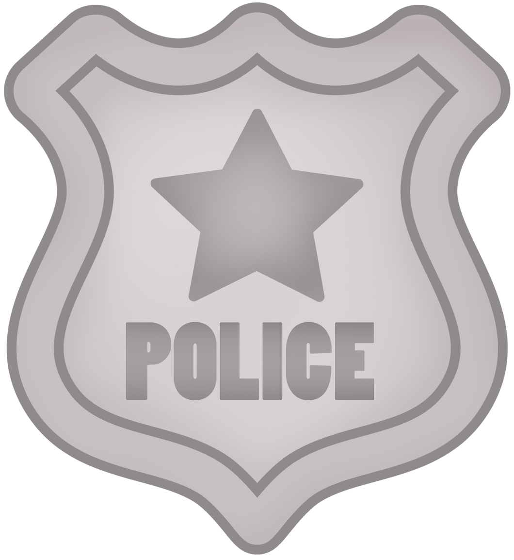 Police Badge Cutter - Dots and Bows Designs