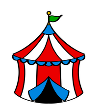 Load image into Gallery viewer, Circus Tent Cutter - Dots and Bows Designs