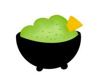 Load image into Gallery viewer, Guac Cutter - Dots and Bows Designs