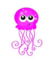 Load image into Gallery viewer, Jellyfish Cutter - Dots and Bows Designs