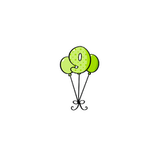 Load image into Gallery viewer, Nine Balloon Bunch Stencil Digital Download