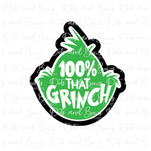 Load image into Gallery viewer, 100% That Grinch Stencil