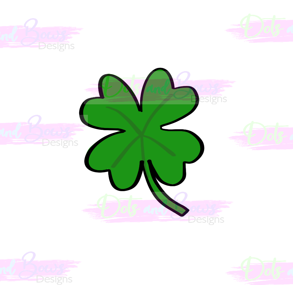 Four Leaf Clover Cutter - Dots and Bows Designs