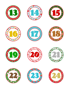 Advent Package Tags 13-24