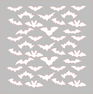 Bats Stencil Digital Download