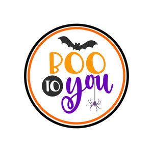 Boo To You Package Tag