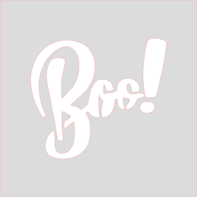 Boo! Stencil