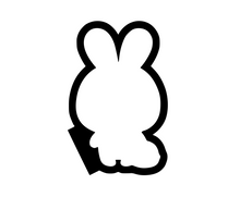 Load image into Gallery viewer, Bunny Boy Cutter - Dots and Bows Designs