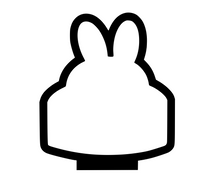 Load image into Gallery viewer, Bunny Cake Cutter - Dots and Bows Designs