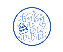 Load image into Gallery viewer, Baby It&#39;s Cold Outside Package Tags - Dots and Bows Designs