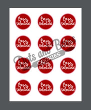 Load image into Gallery viewer, Be My Valentine Package Tags - Dots and Bows Designs
