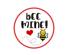 Load image into Gallery viewer, Bee Mine Package Tags - Dots and Bows Designs