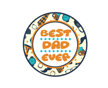 Load image into Gallery viewer, Best Dad Ever Tools Package Tags - Dots and Bows Designs