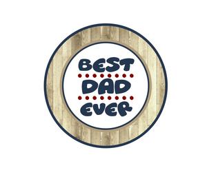 Best Dad Ever Package Tags - Dots and Bows Designs