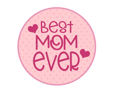 Best Mom Ever Polka Dot Package Tags - Dots and Bows Designs