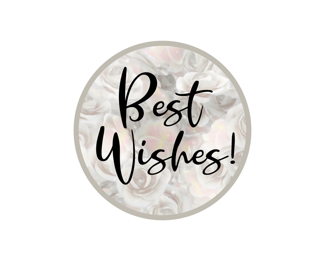 Best Wishes Package Tags - Dots and Bows Designs