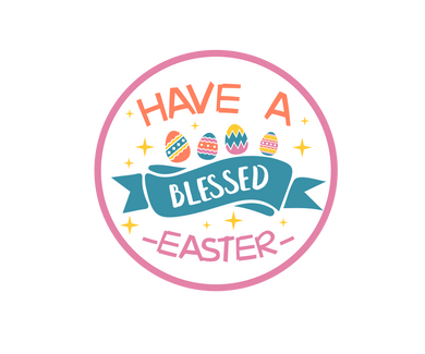 Have A Blessed Easter Package Tags - Dots and Bows Designs