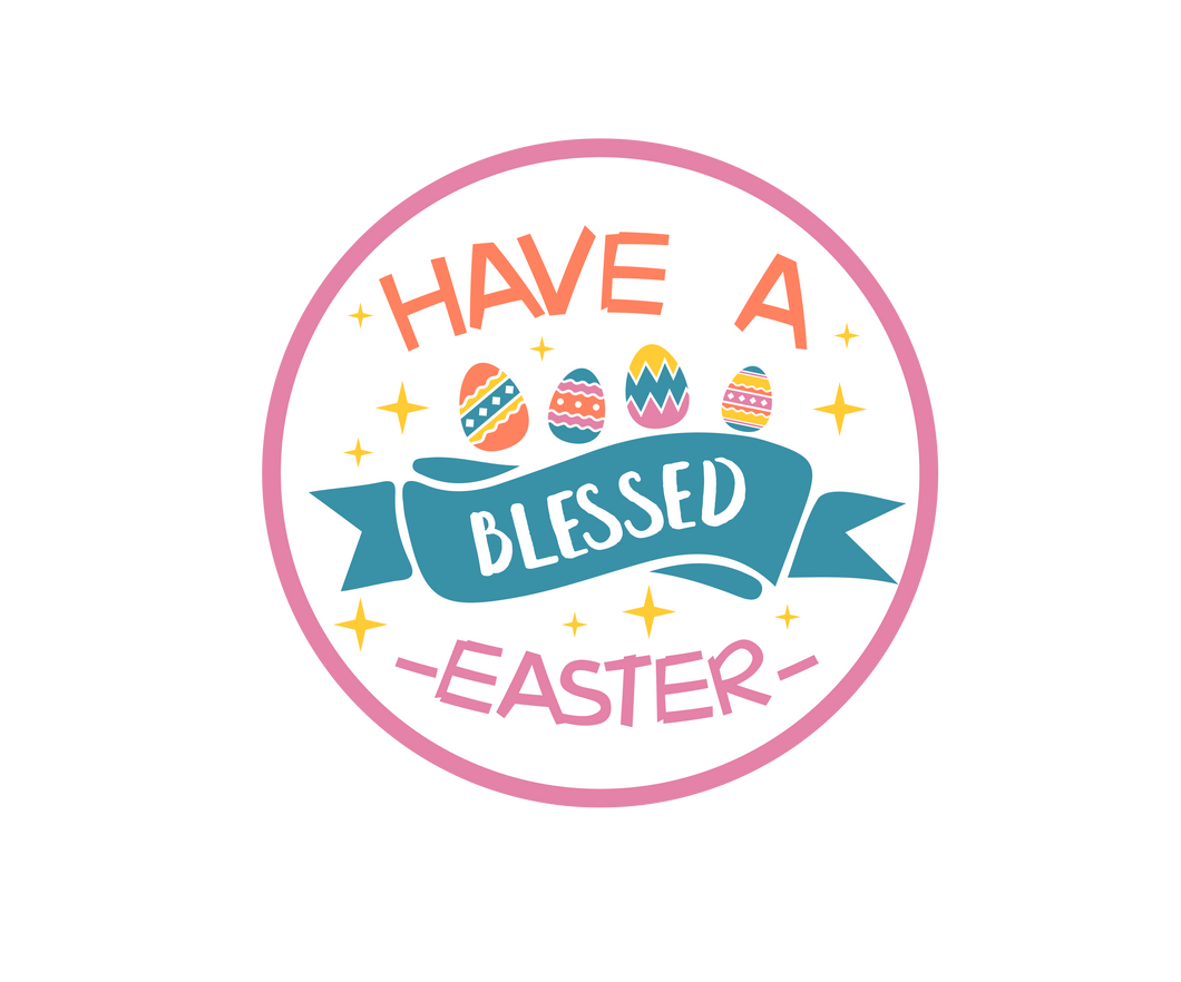 Have A Blessed Easter Package Tags - Dots and Bows Designs