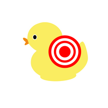 Load image into Gallery viewer, Bullseye Ducky Cutter - Dots and Bows Designs