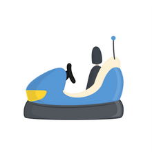 Load image into Gallery viewer, Bumper Car Cutter - Dots and Bows Designs