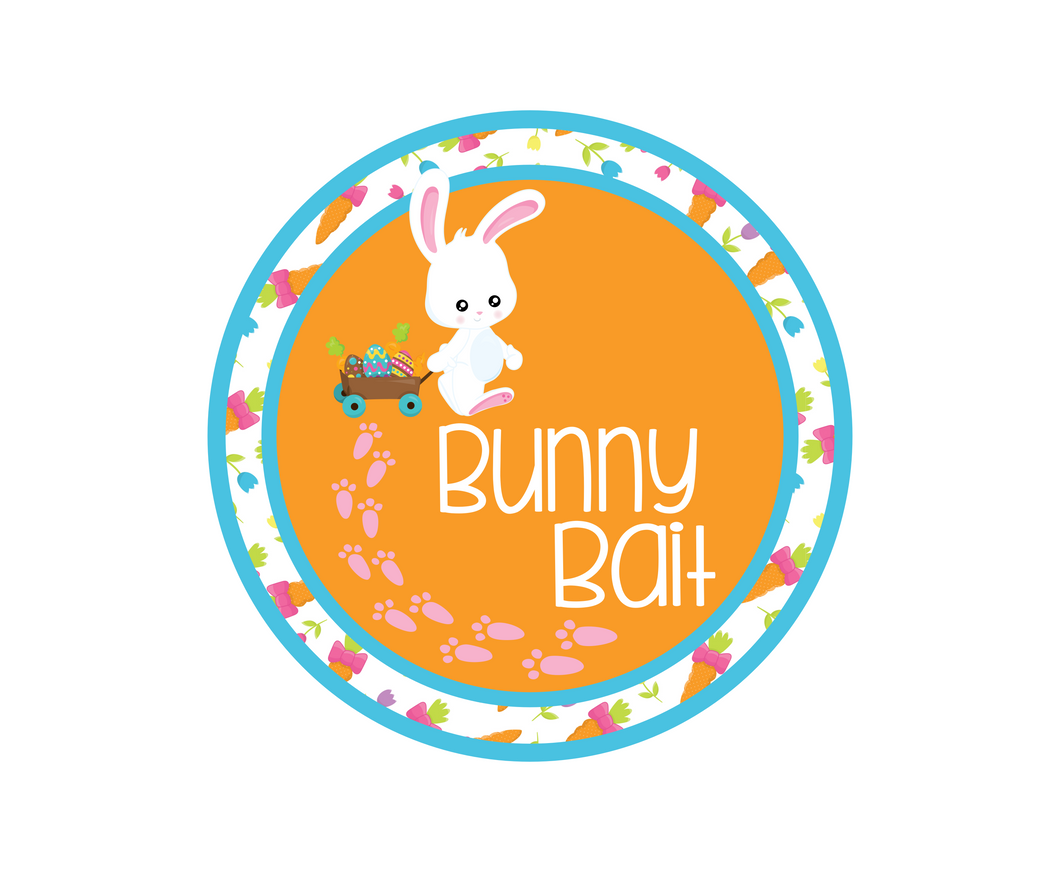 Bunny Bait Package Tags - Dots and Bows Designs