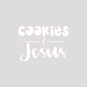 Cookies and Jesus Stencil