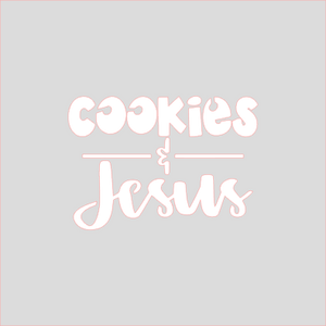 Cookies and Jesus Stencil Digital Download