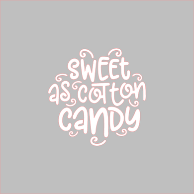 Sweet As Cotton Candy Stencil Digital Download - Dots and Bows Designs