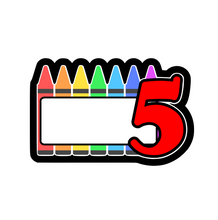 Load image into Gallery viewer, Crayons/Candles Plaque Cutters