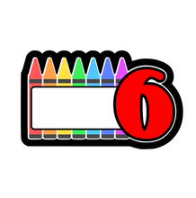 Load image into Gallery viewer, Crayons/Candles Plaque Cutters