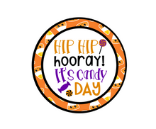Load image into Gallery viewer, Candy Day 3 Package Tag - Dots and Bows Designs