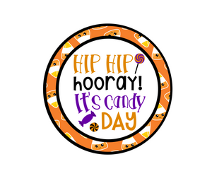 Candy Day 3 Package Tag - Dots and Bows Designs