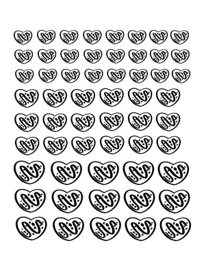 Chocolate Candy Icing Transfer Sheets - Dots and Bows Designs