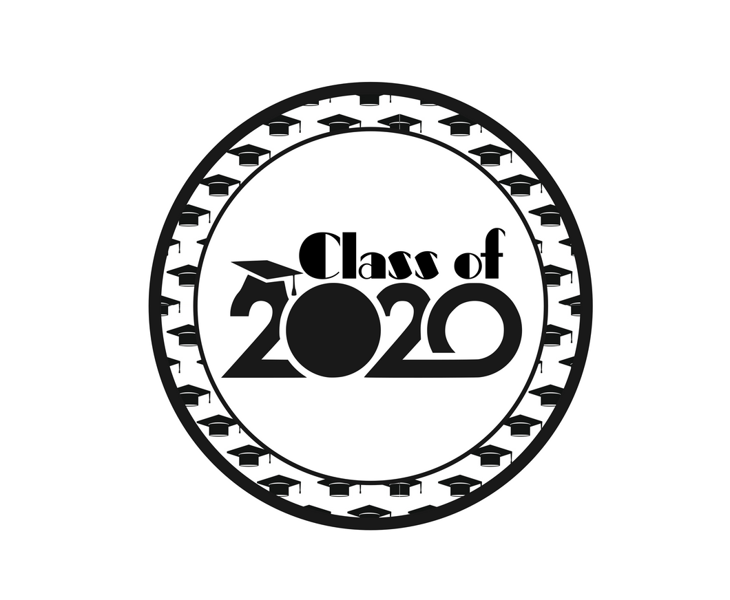 Class of 2020 Caps Package Tags - Dots and Bows Designs