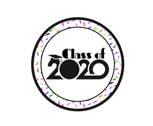 Class of 2020 Confetti Package Tags - Dots and Bows Designs