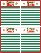 Load image into Gallery viewer, Cookies For Santa Backer Card