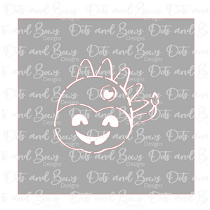 Dino Pumpkin PYO Stencil Digital Download