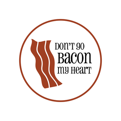 Don't Go Bacon My Heart Package Tags