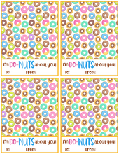 Load image into Gallery viewer, Donuts About You Card 4x5