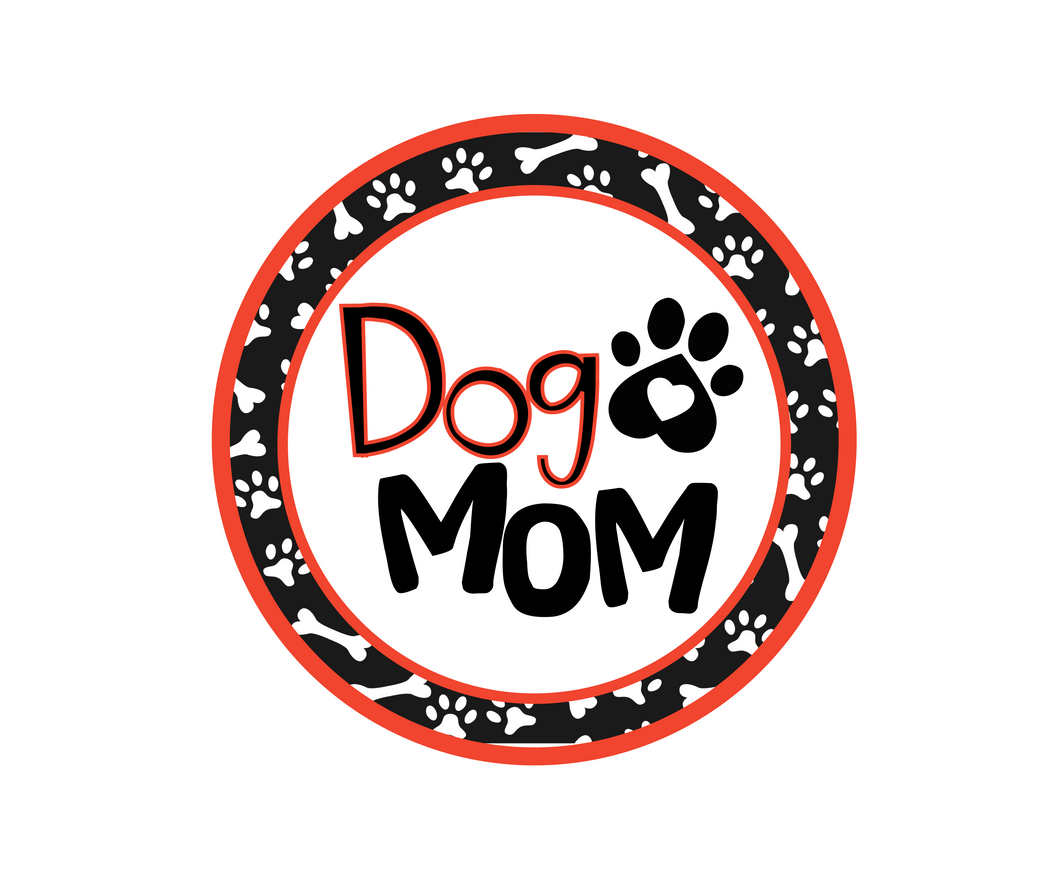 Dog Mom Package Tags - Dots and Bows Designs