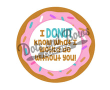 Load image into Gallery viewer, Donut Valentine Package Tags - Dots and Bows Designs