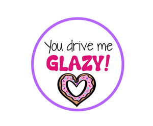 Drive Me Glazy Package Tags - Dots and Bows Designs